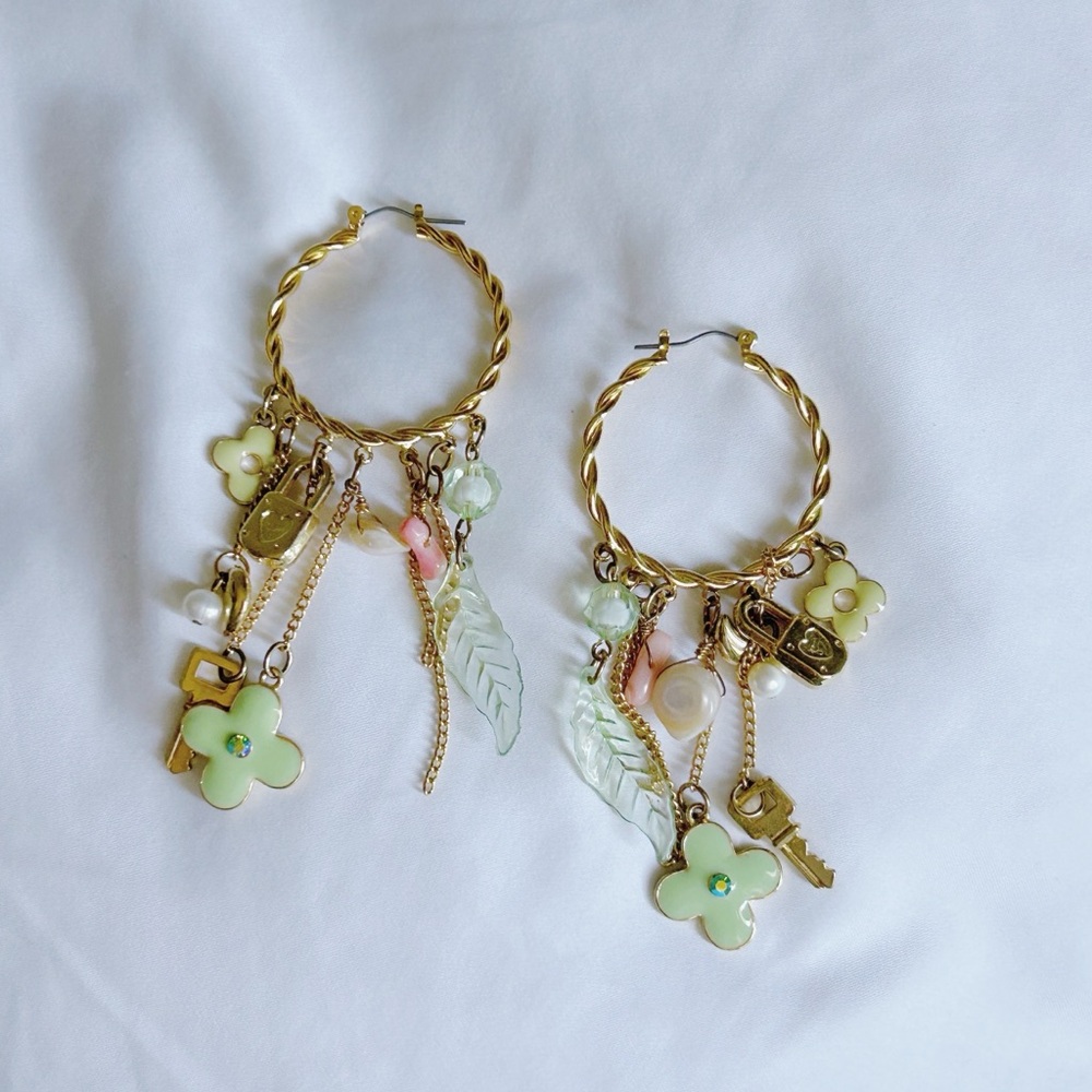 Dangly Hoop Earrings